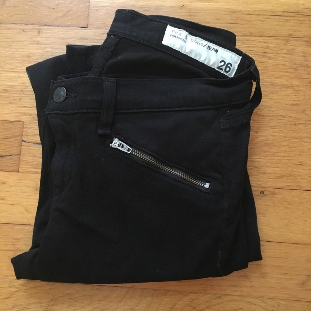 Rag & Bone Black Legging Jean Size 26